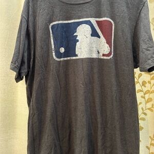 MLB Gray Short Sleeve Tee